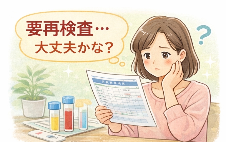 健康診断で「要再検査」と言われた方へ 健康診断で「要再検査」と言われた方へ